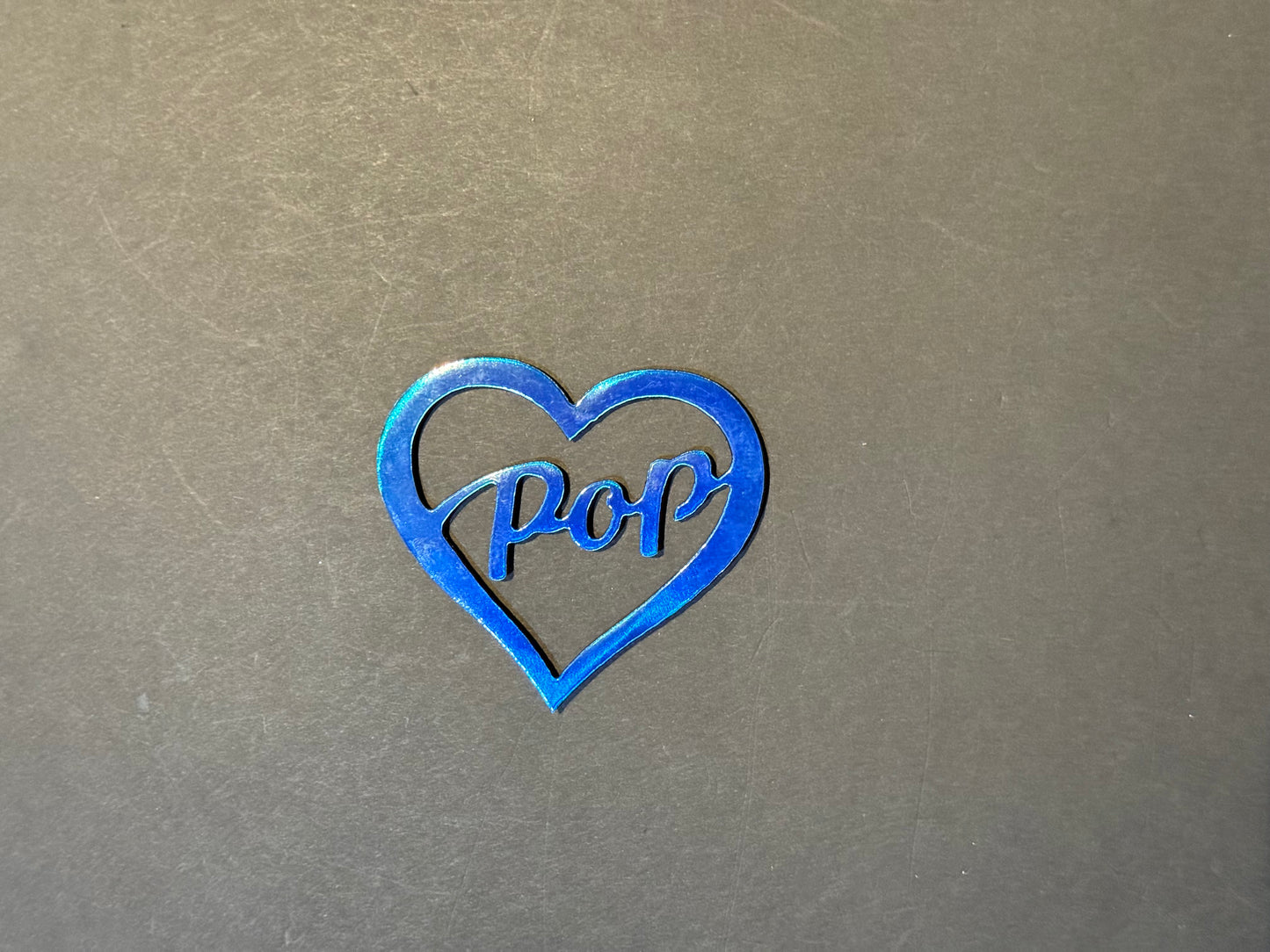 Pop in heart magnet