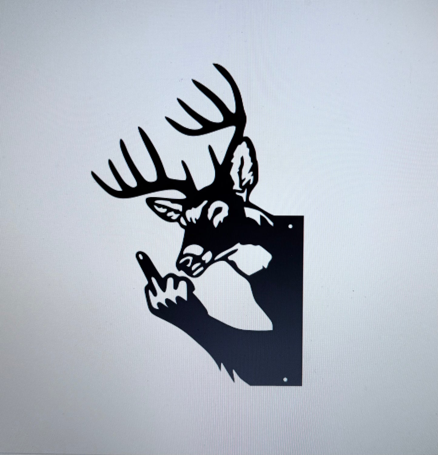 Deer Middle Finger
