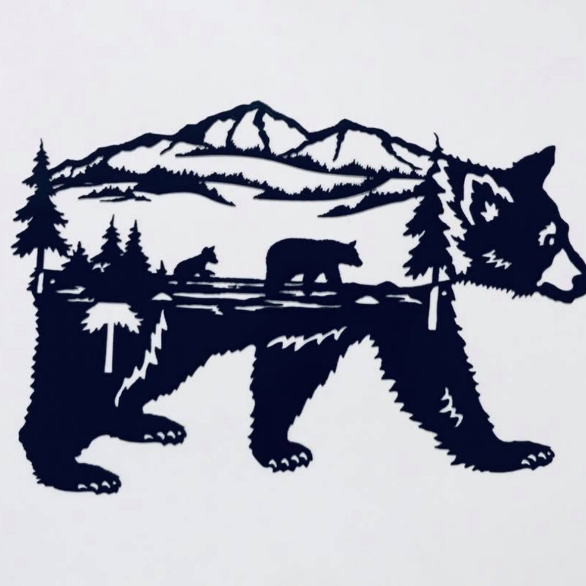 Bear Walking Scene
