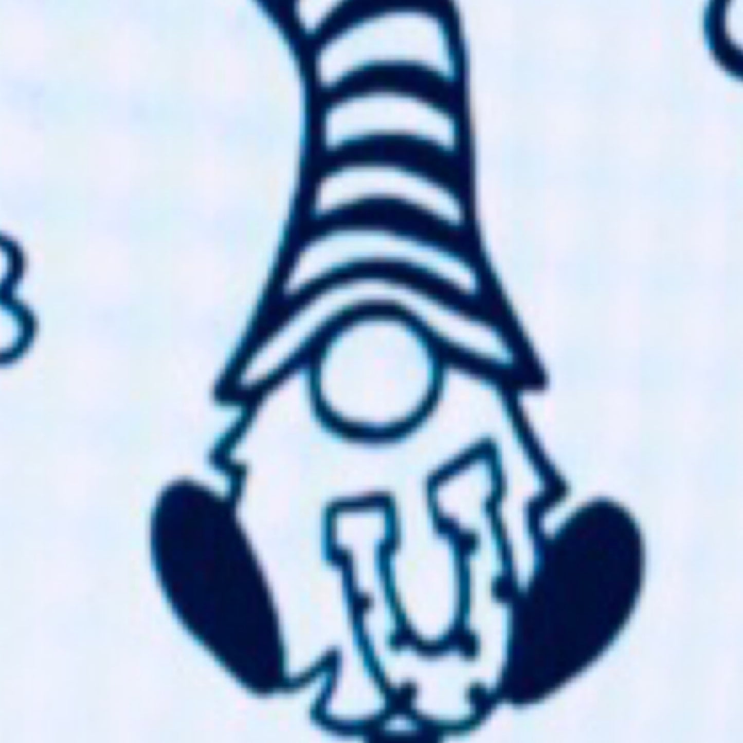 Gnome Garden Stake with Horseshoe