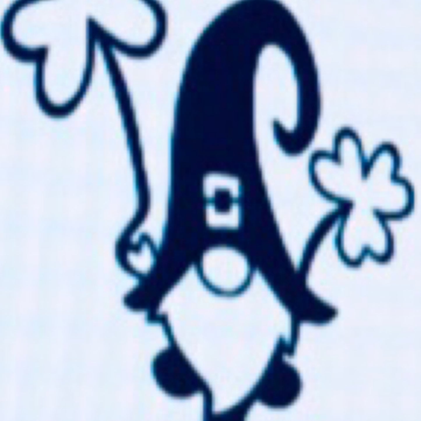 Gnome Garden Stake 2 Shamrocks