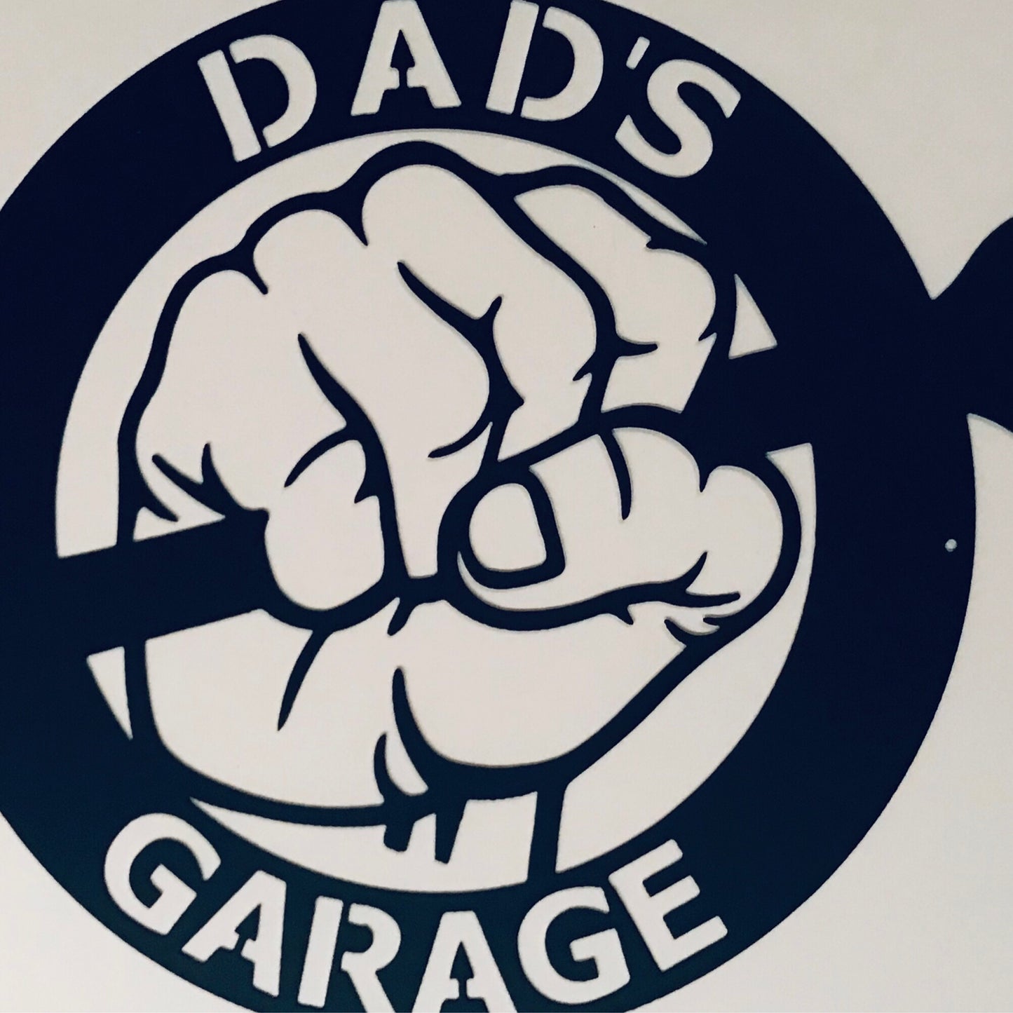 Garage Wrench in Hand Personalized