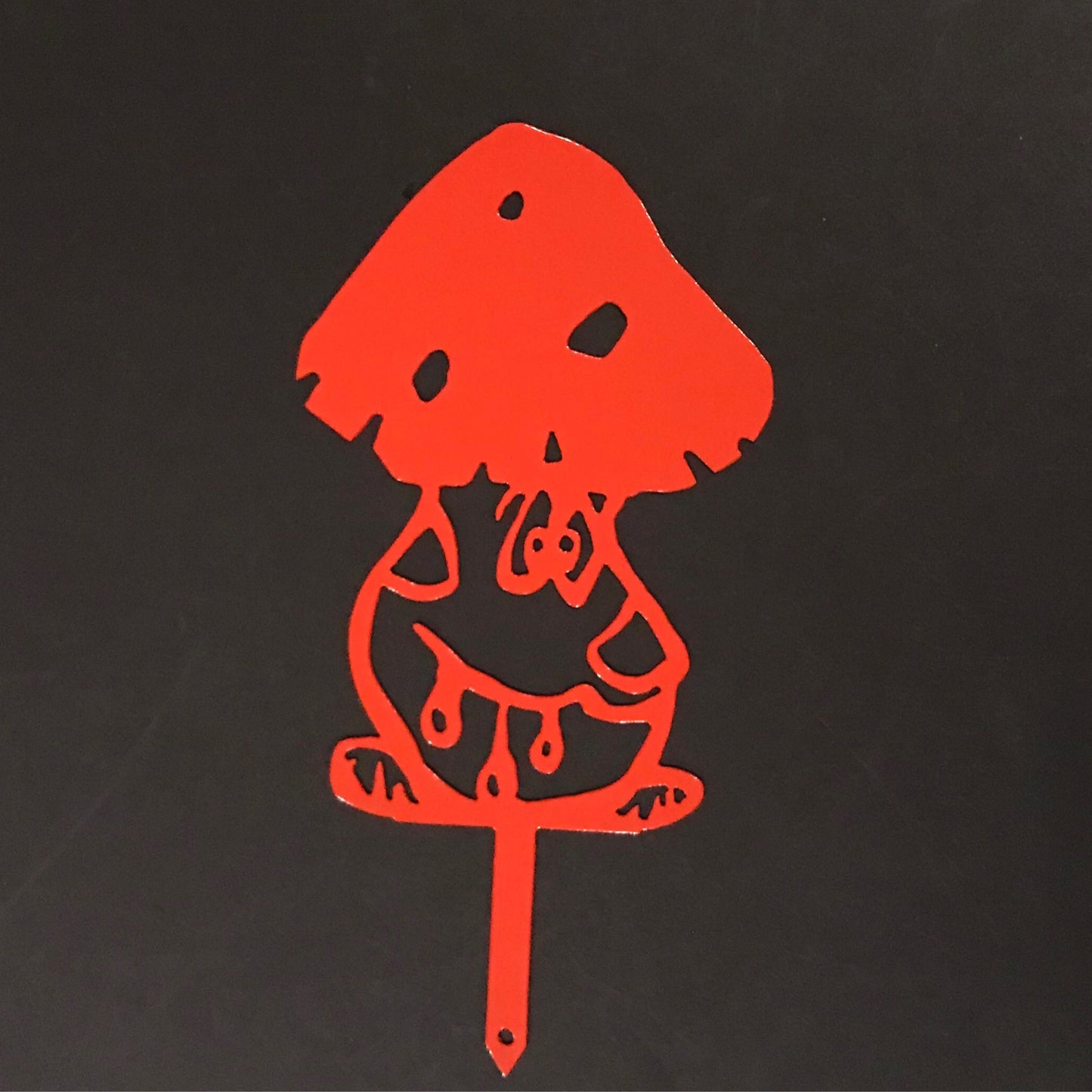 Mushroom Garden Stake