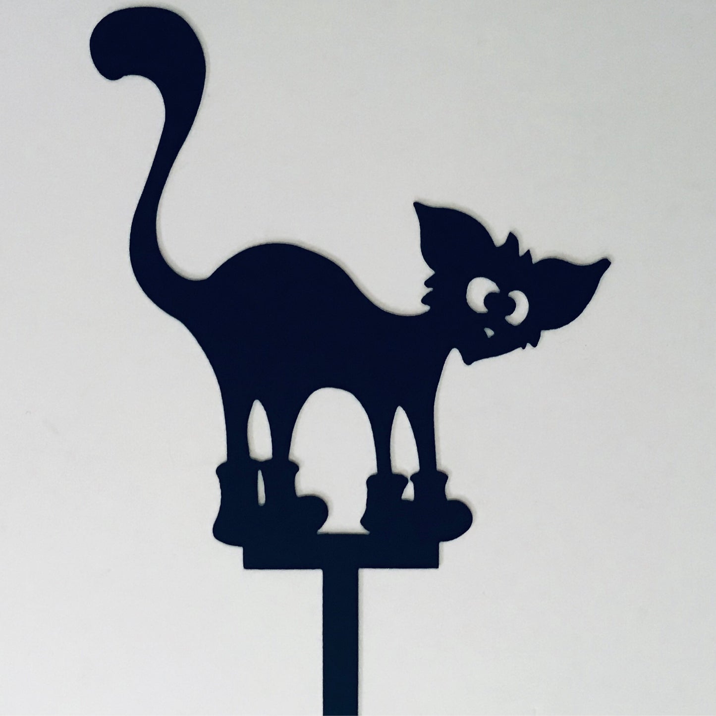 Cat with Boots Garden Stake