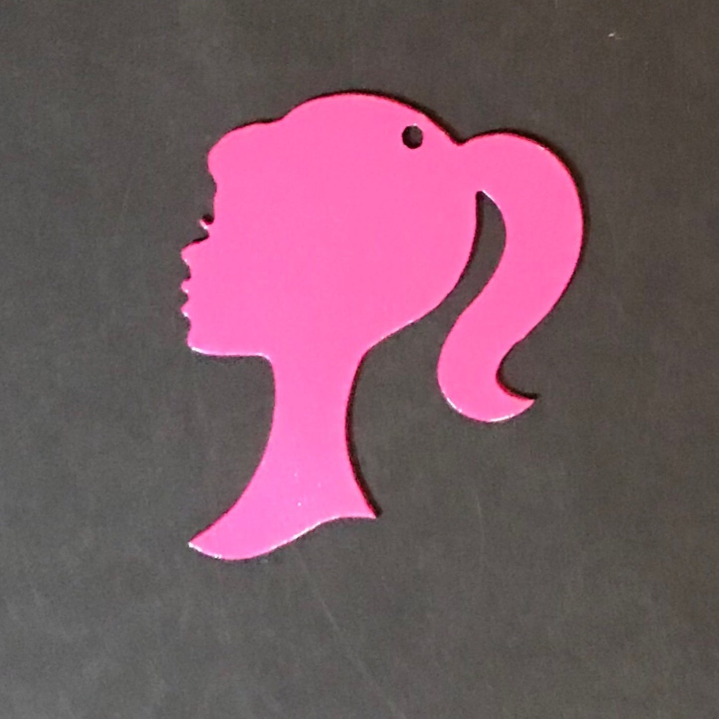 Pink girl ornament