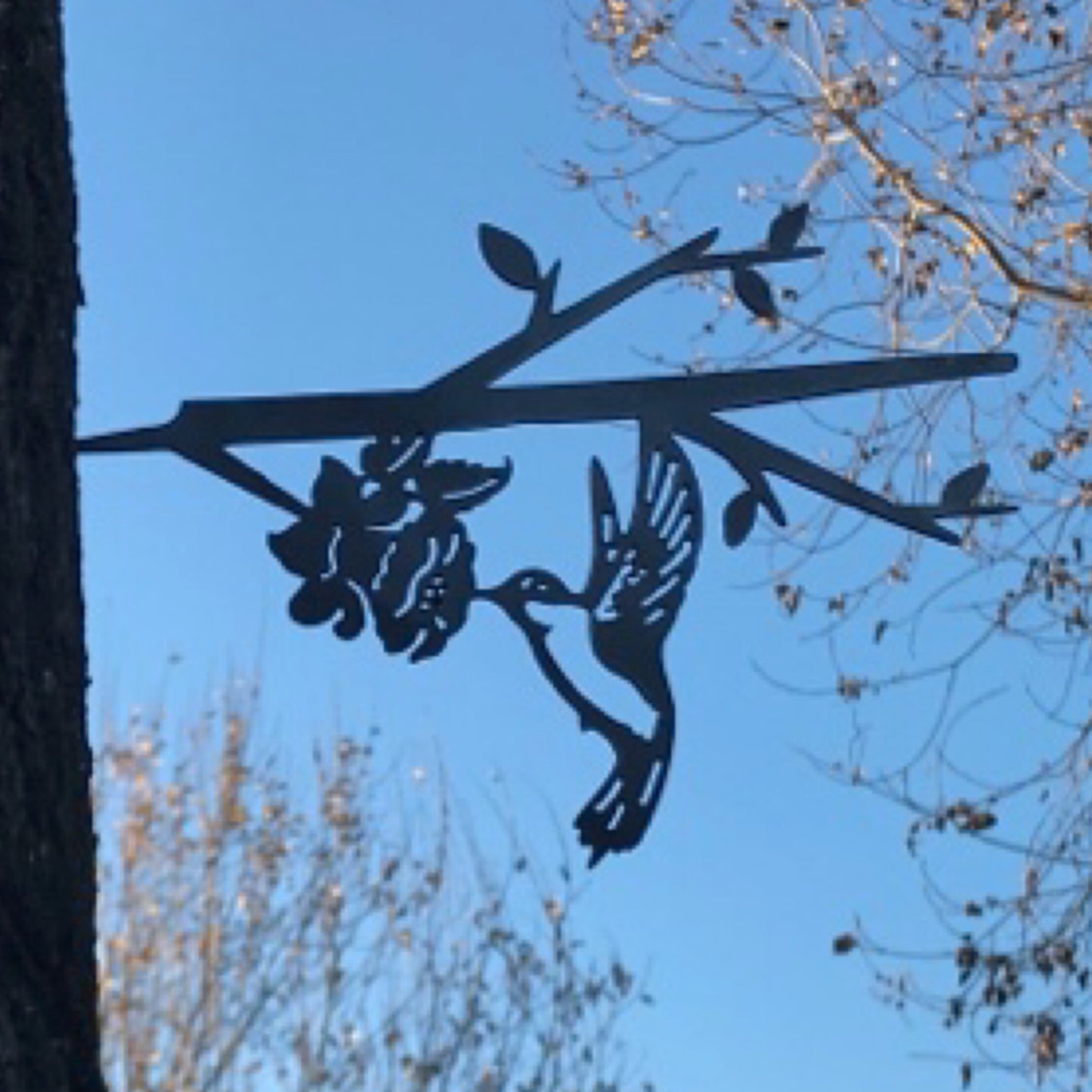Branch Art Hummingbird