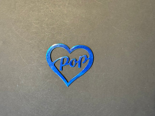 Pop in heart magnet