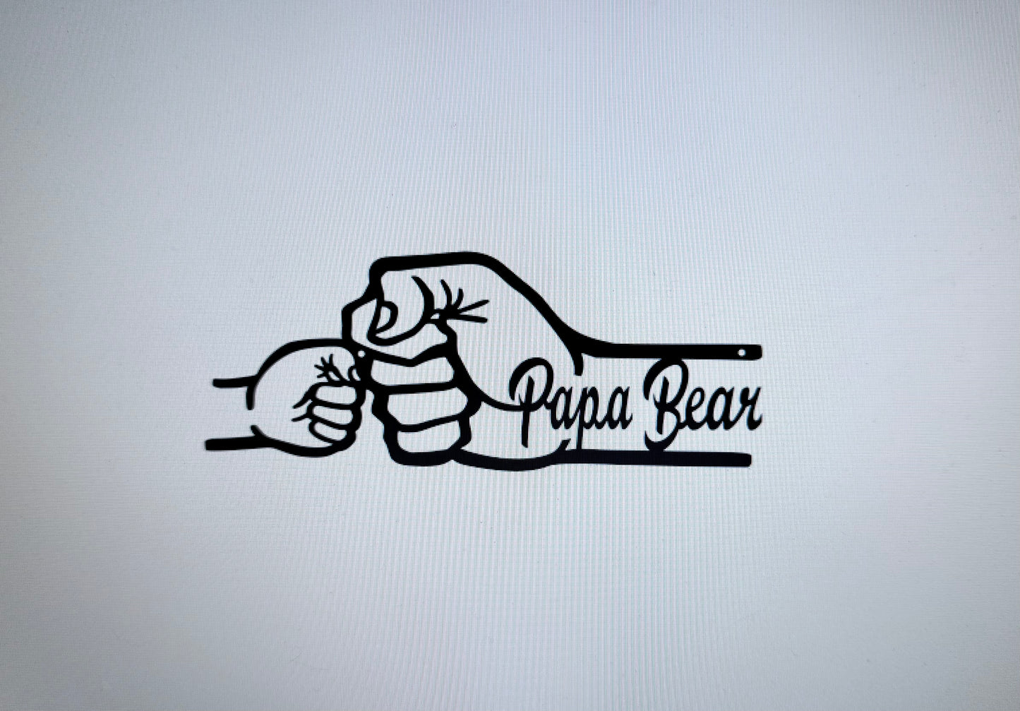 Fist Bump Papa Bear