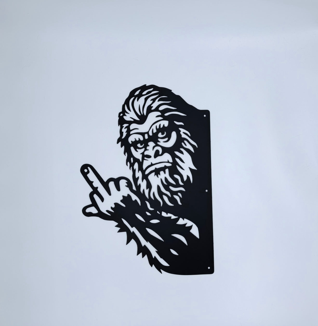 Sasquatch Big Foot Middle Finger