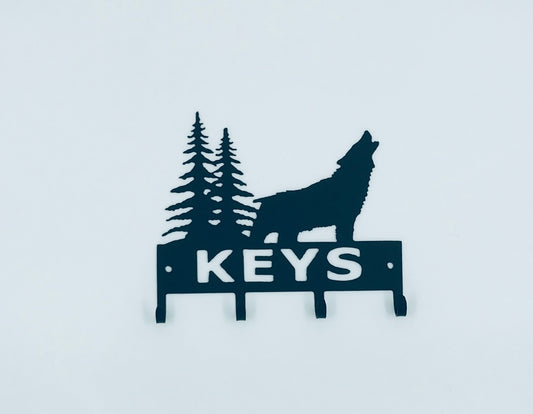 Key Holder Wolf