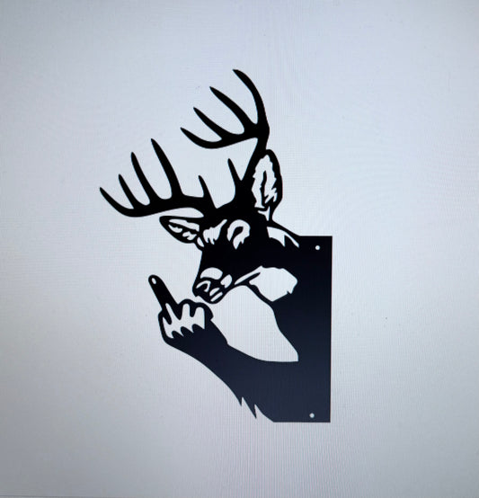 Deer Middle Finger