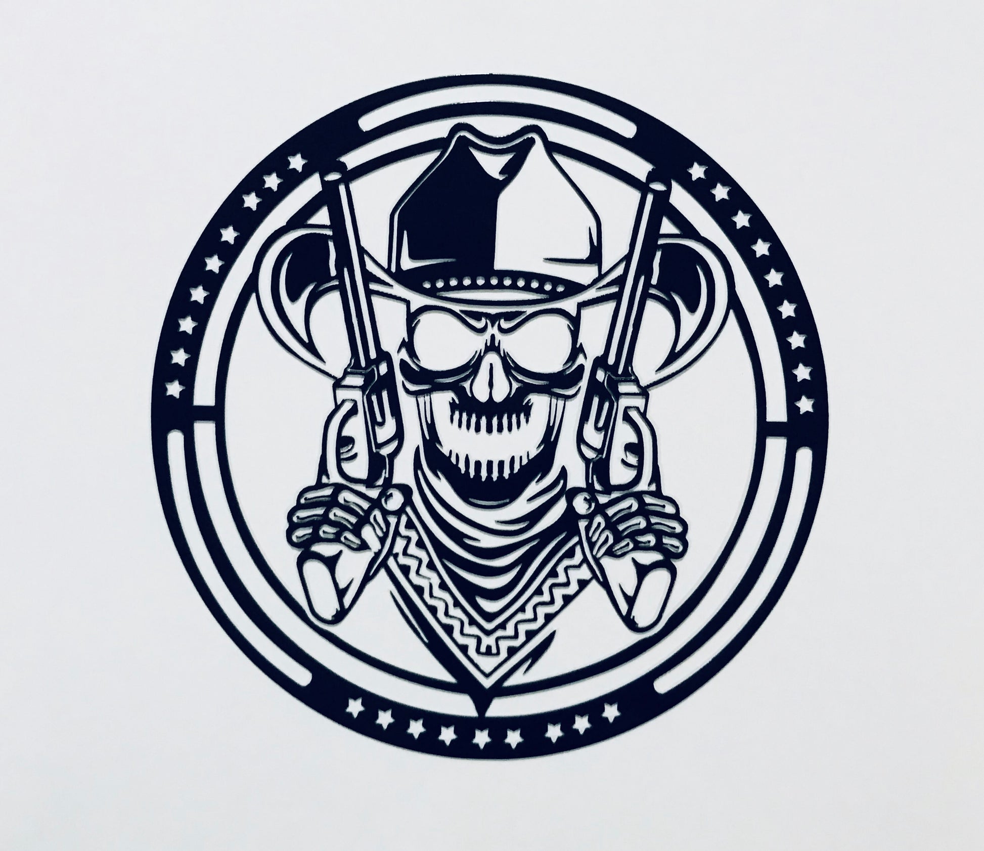 Skull with Handguns