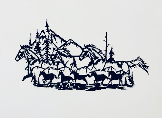 Horses Running