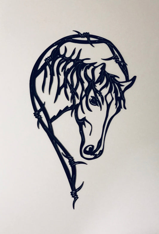 Horse Barbed Wire