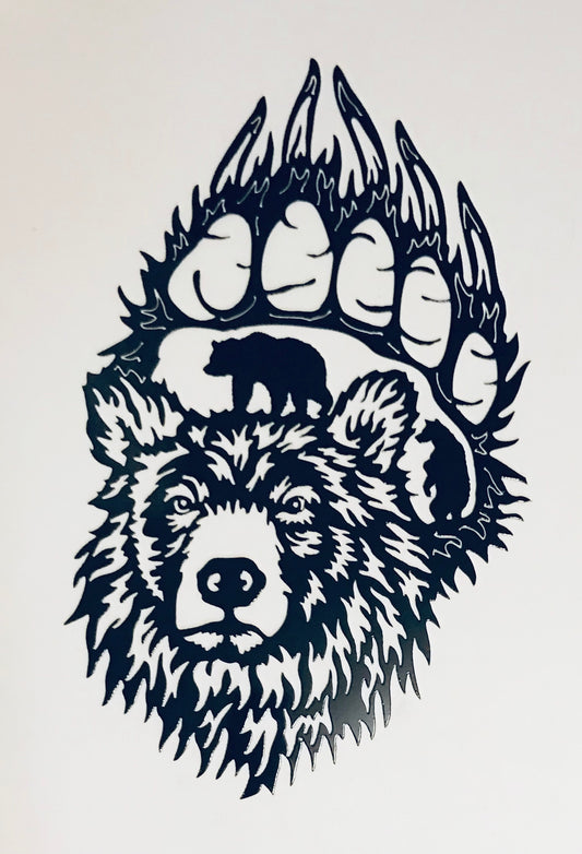Bear Face in Paw