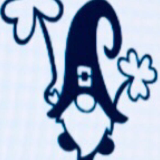 Gnome Garden Stake 2 Shamrocks