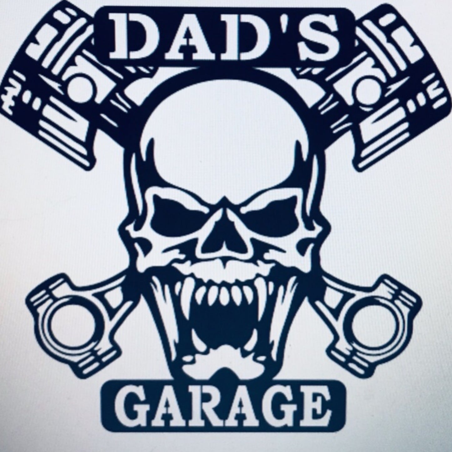 Personalized Skull & Piston