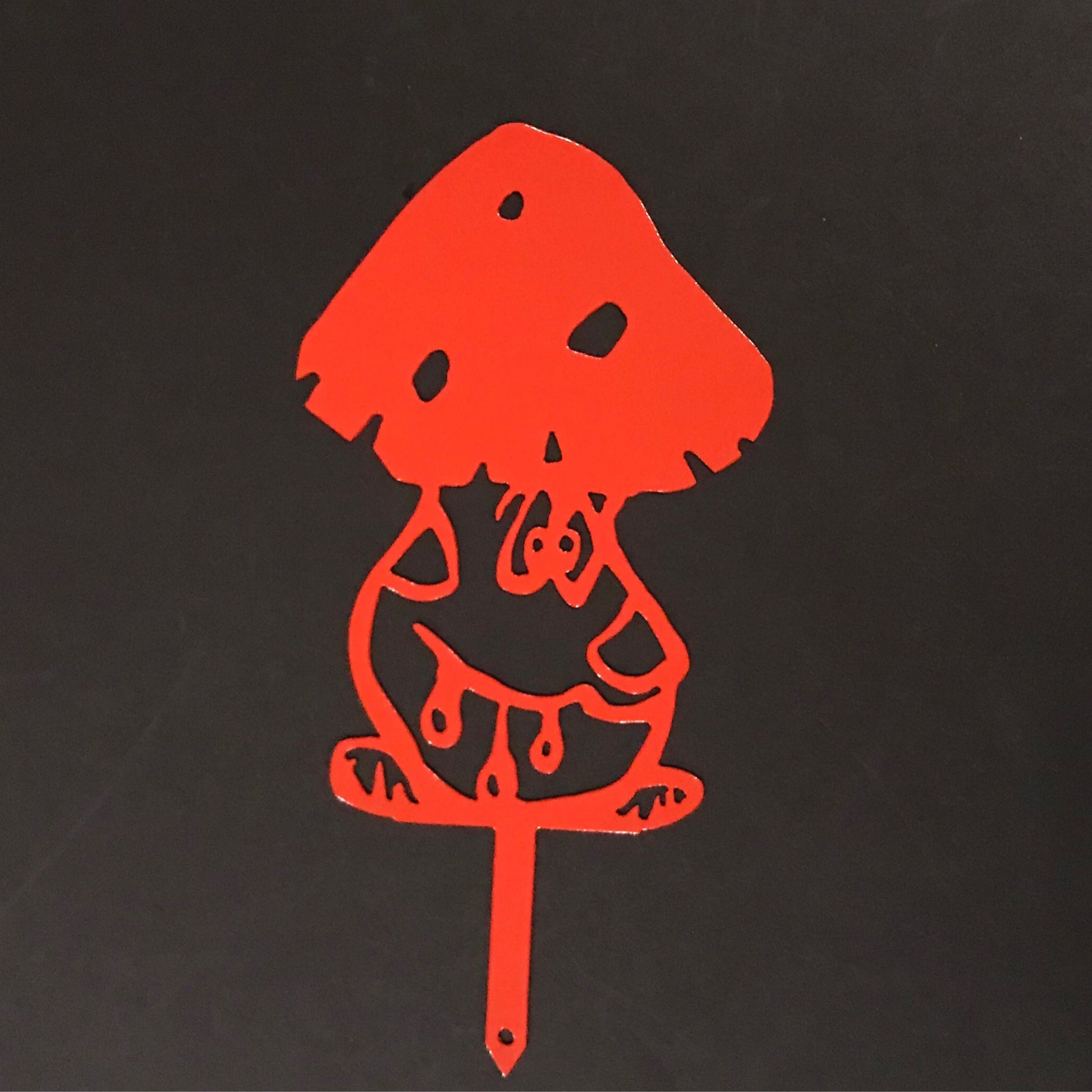 Mushroom Garden Stake