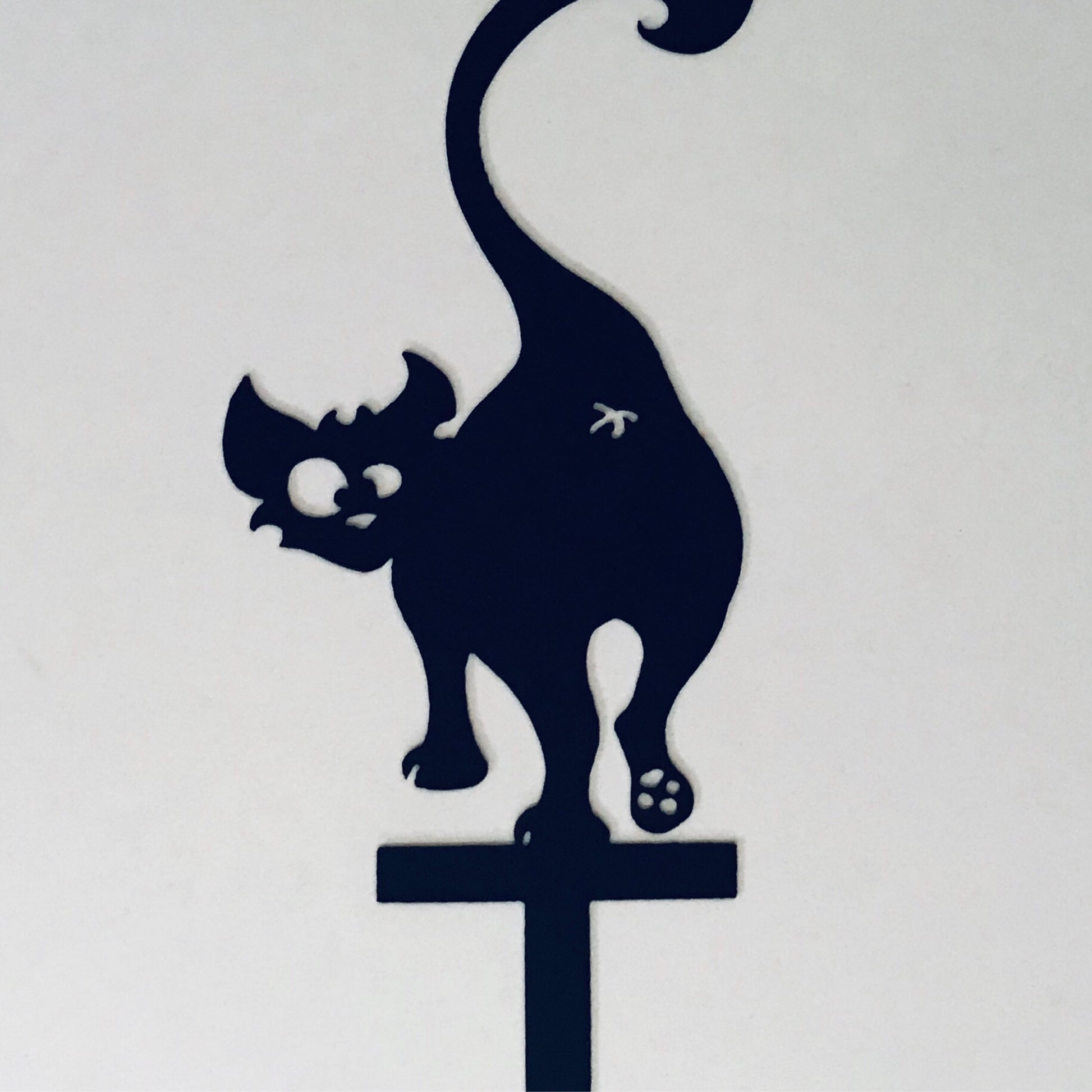 Cat from Back Garden Stake
