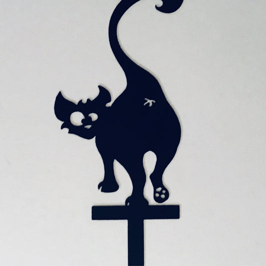 Cat from Back Garden Stake