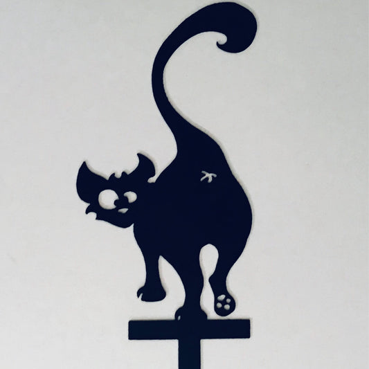 Cat from Back Garden Stake