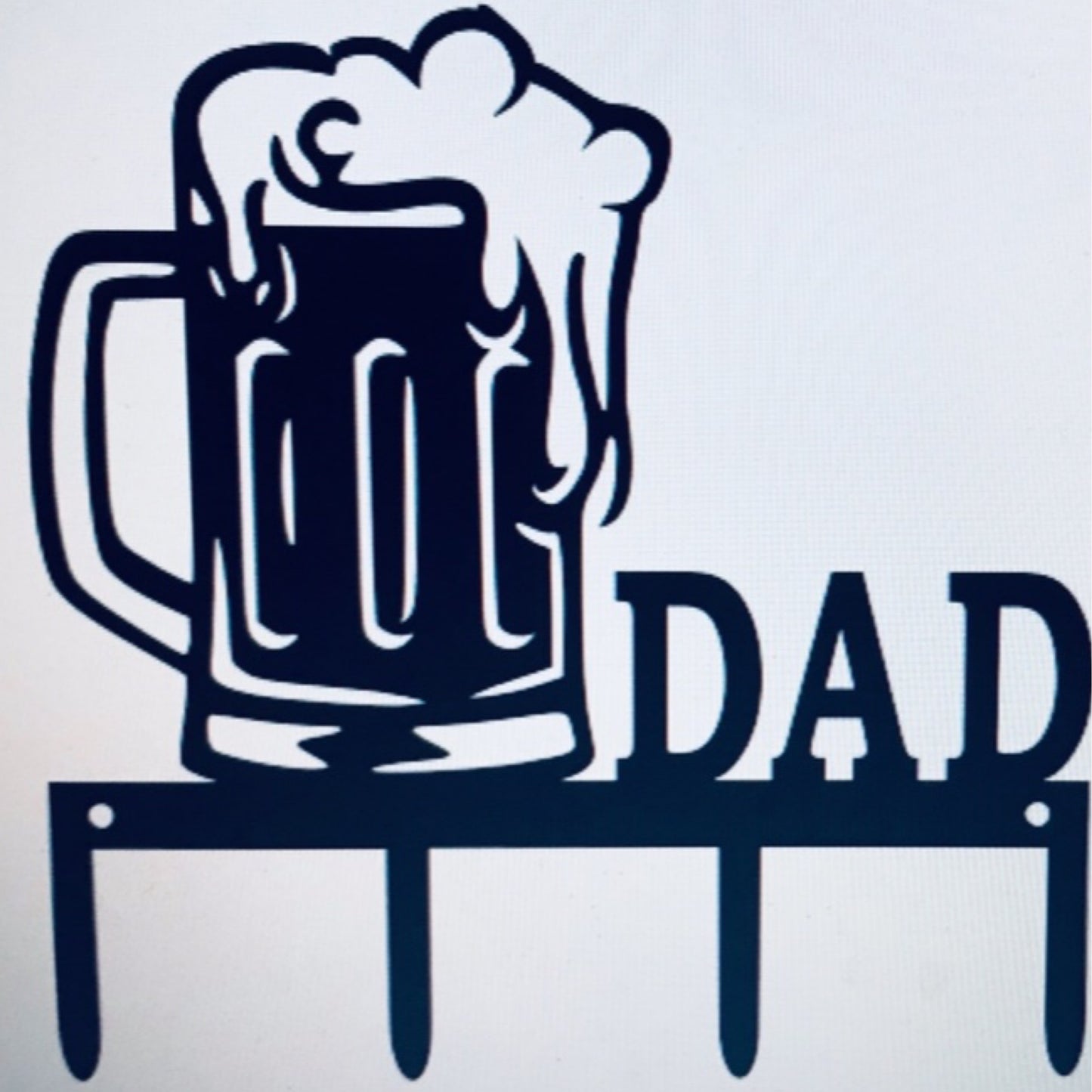 Key Holder Beer Dad