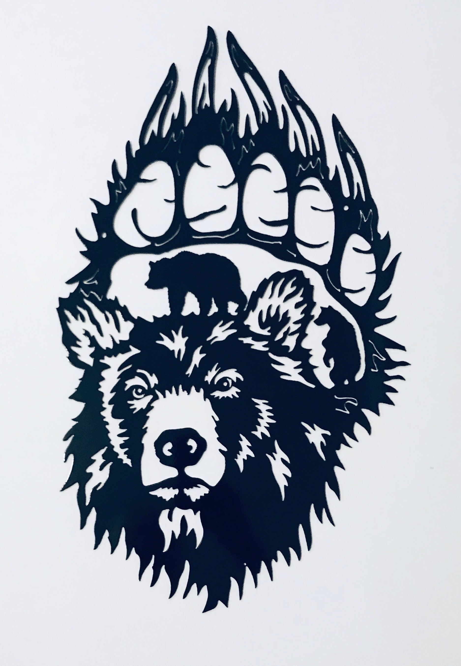 Bear Face in Paw 2