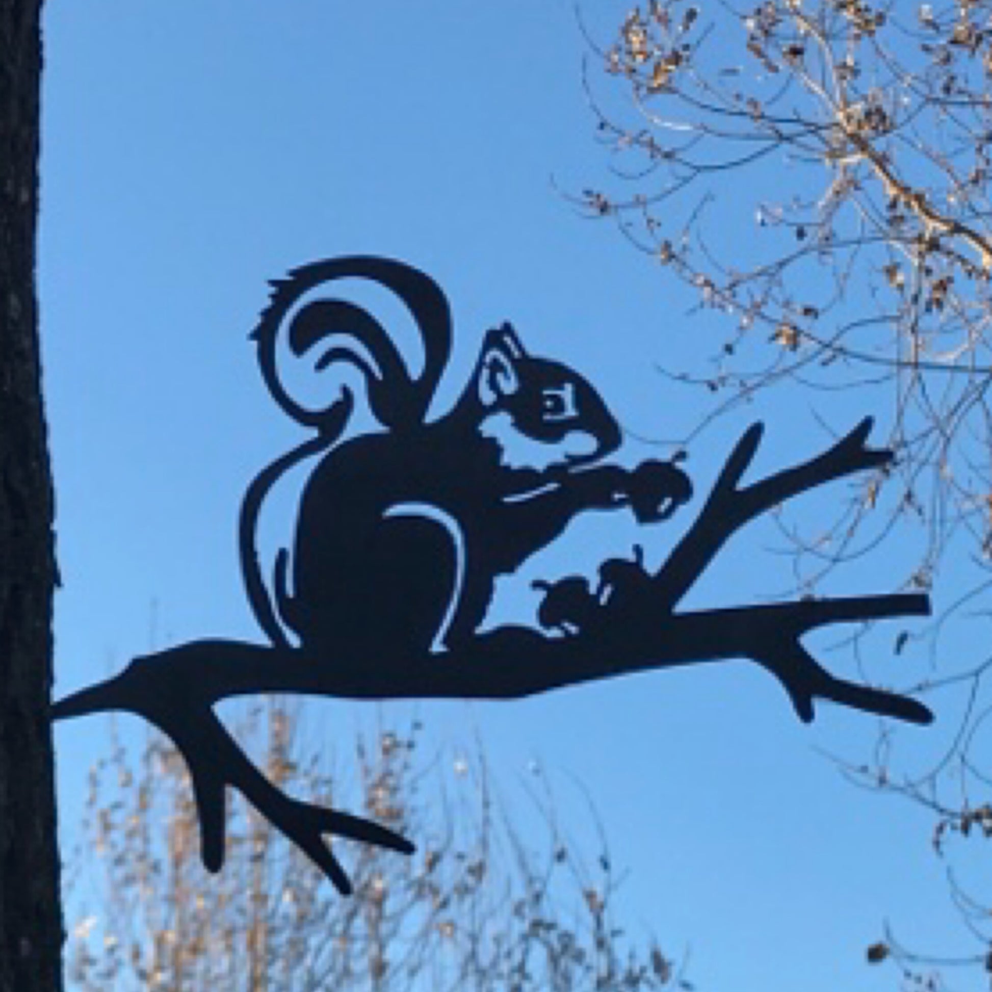Branch Art Squirrel