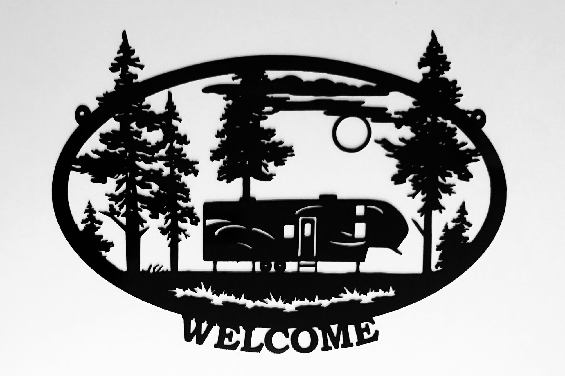 Welcome Oval Fifth Wheel