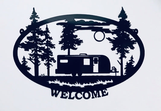 Welcome Oval Camper with 1 door